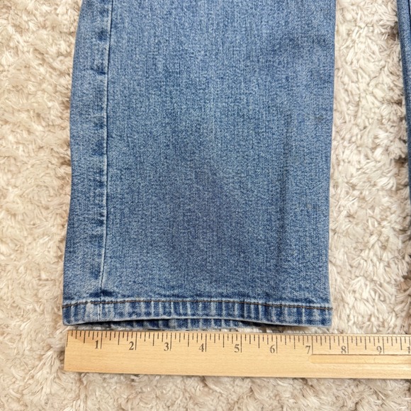 LRL Lauren Jeans Co. Ralph Lauren Jeans Women's 14 Blue Denim Straight Fit Clean - Picture 8 of 15